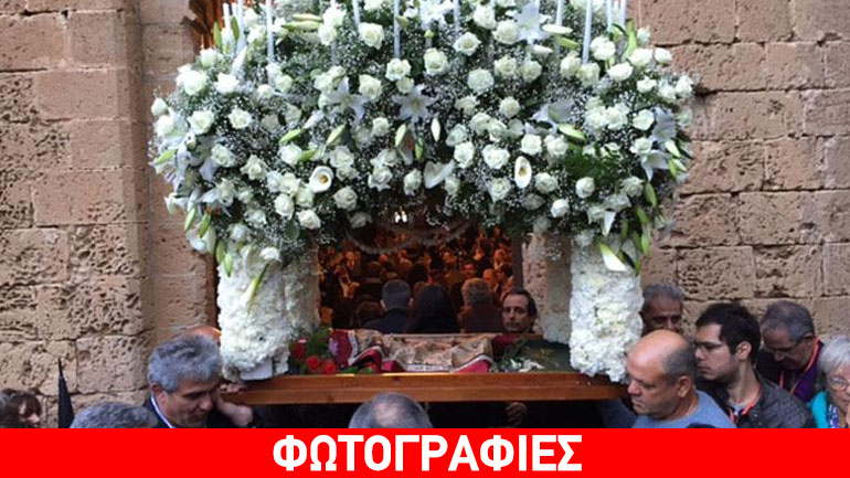 Κύπρος: Περιφορά του επιταφίου στην Αμμόχωστο